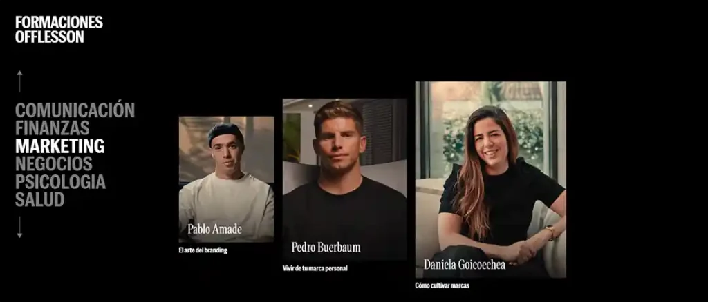 Formaciones Offlesson